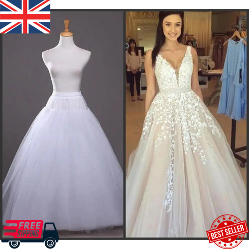 White tulle petticoat line - petticoat, a-line