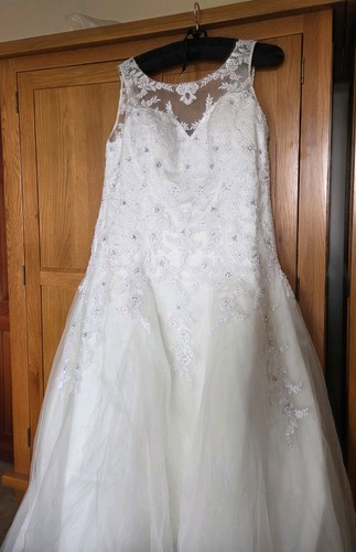 Wedding dress and - and, petticoat