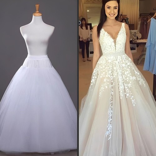Hoop petticoat white - no,