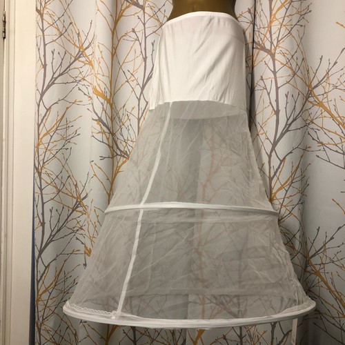 White crinoline underskirt - crinoline,